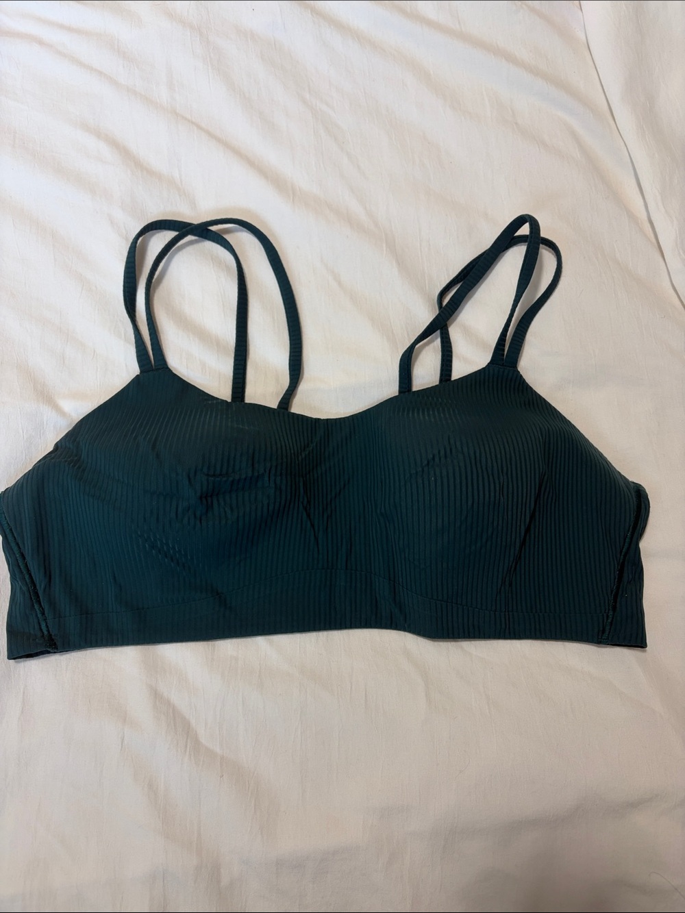 lululemon like a cloud Ribbed Bralette - Dark Teal